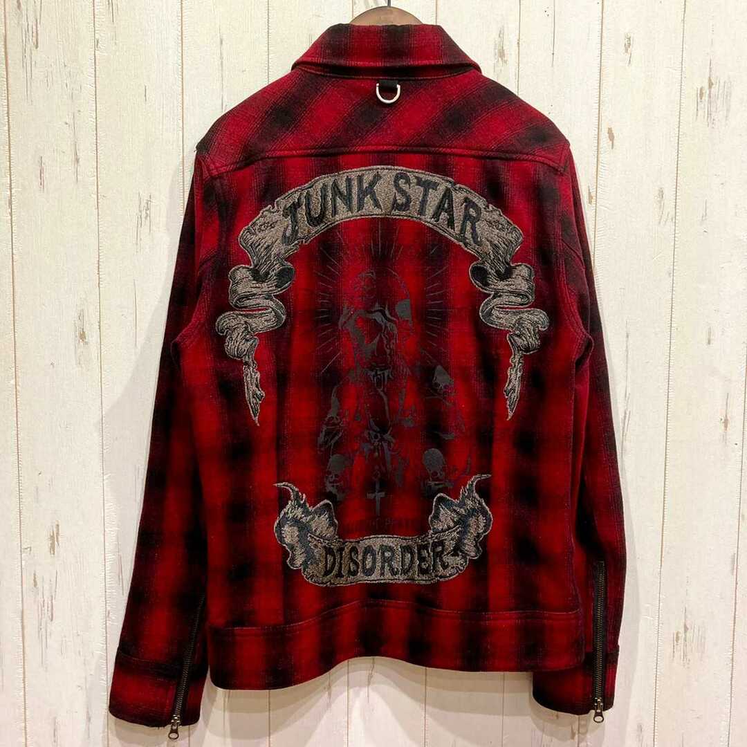 WACKO MARIA(ワコマリア)の美品 JUNK STAR ジャンクスター オンブレ チェック シャツ メンズのトップス(シャツ)の商品写真