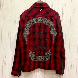 ワコマリア(WACKO MARIA)の美品 JUNK STAR ジャンクスター オンブレ チェック シャツ(シャツ)