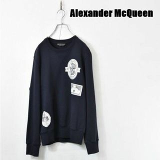 Alexander McQueen アレキサンダーマックイーン蛇腹柄スウェット