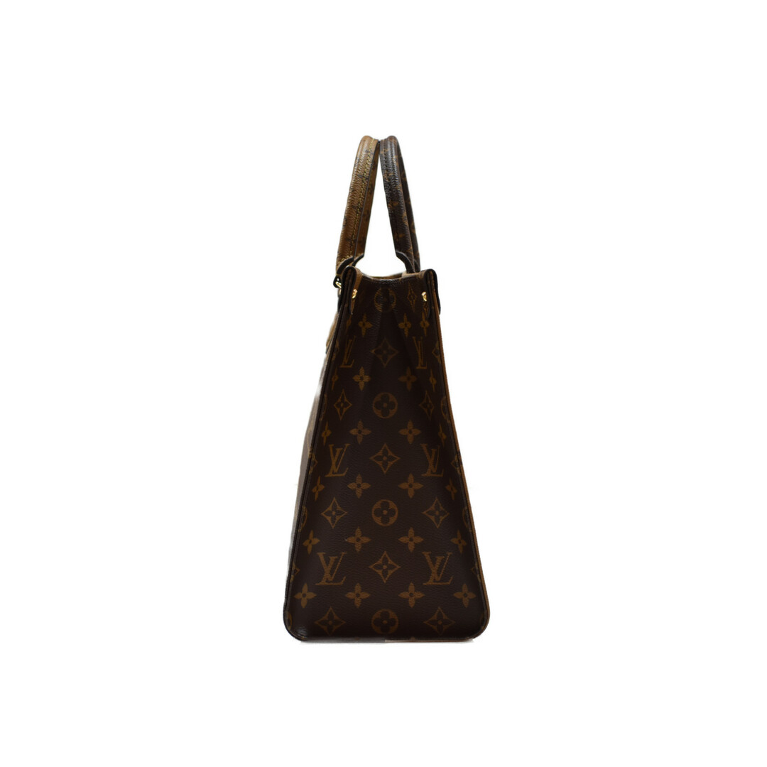 LOUIS VUITTON(ルイヴィトン)の【箱・布袋あり】LOUIS VUITTON　オンザゴーMM　M45321　ハンドバッグ　トートバッグ　ジャイアント・モノグラム　モノグラム・リバース　コーティングキャンバス　2WAYバッグ　メンズ　レディース　ユニセックス　ギフト　プレゼント包装可　【中古】　松山久万ノ台店 メンズのバッグ(トートバッグ)の商品写真