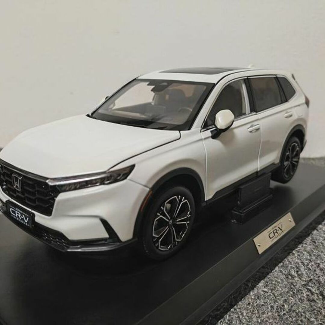 ミニカー 1/18 ホンダ HONDA CR-V 2023 ホワイトおもちゃ/ぬいぐるみ