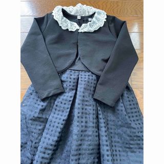 ニシマツヤ(西松屋)のキッズ　フォーマル　ワンピース　セットアップ　喪服(ドレス/フォーマル)