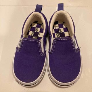 ヴァンズ(VANS)の★VANS スリッポン スニーカー 15cm パープル★(スニーカー)