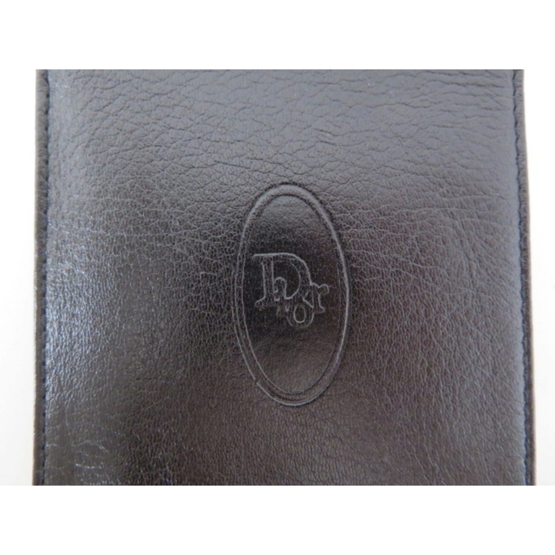 Christian Dior(クリスチャンディオール)のK06 クリスチャンディオール ロゴ レザー 2つ折り財布 メンズのファッション小物(折り財布)の商品写真