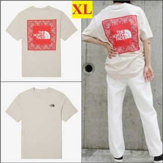 ザノースフェイス(THE NORTH FACE)のノースフェイス Tシャツ 半袖 ペイズリー 綿100 男女兼用 XL K483C(Tシャツ/カットソー(半袖/袖なし))