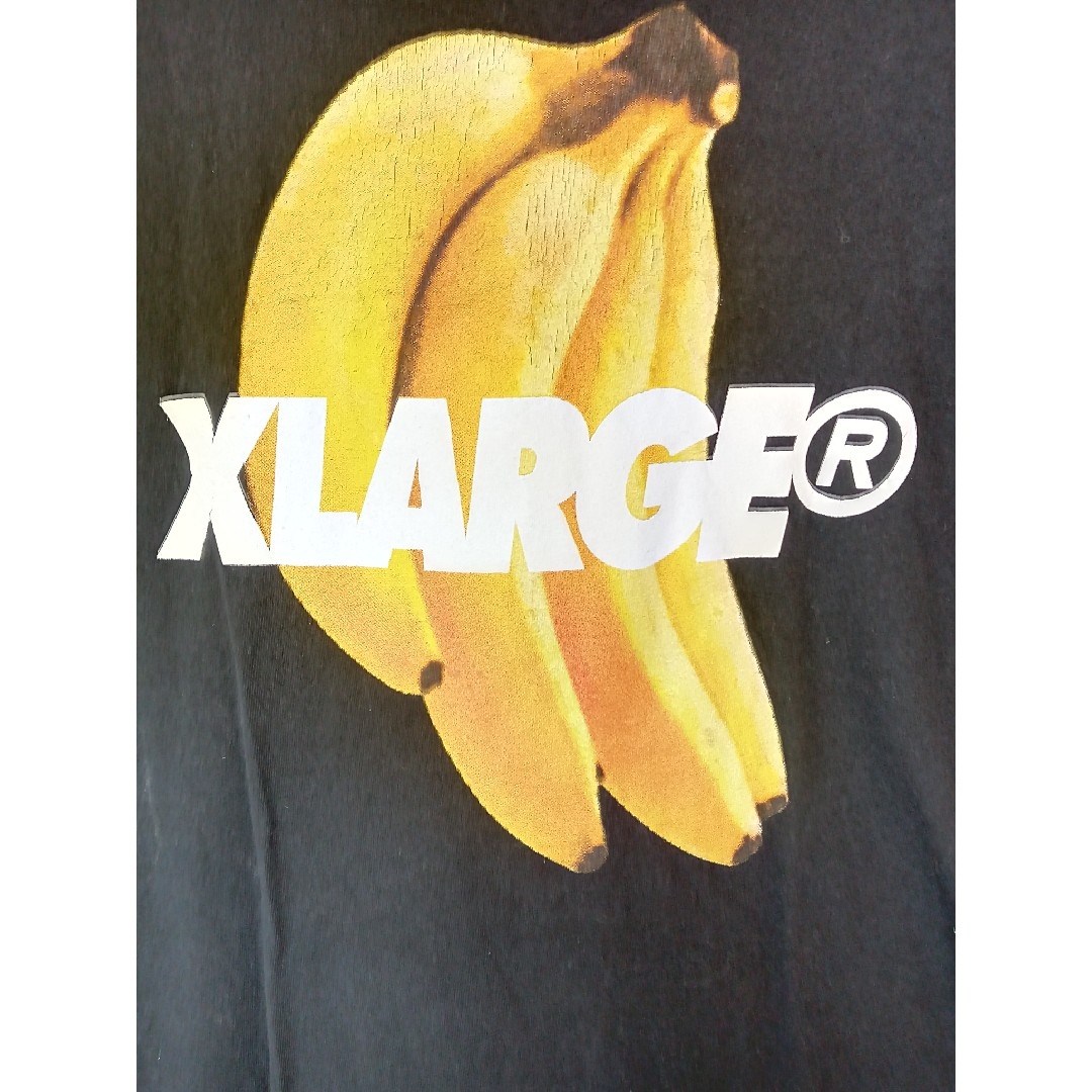 XLARGE(エクストララージ)のX-LARGEエクストララージTシャツ半袖バナナブラックサイズM メンズのトップス(Tシャツ/カットソー(半袖/袖なし))の商品写真