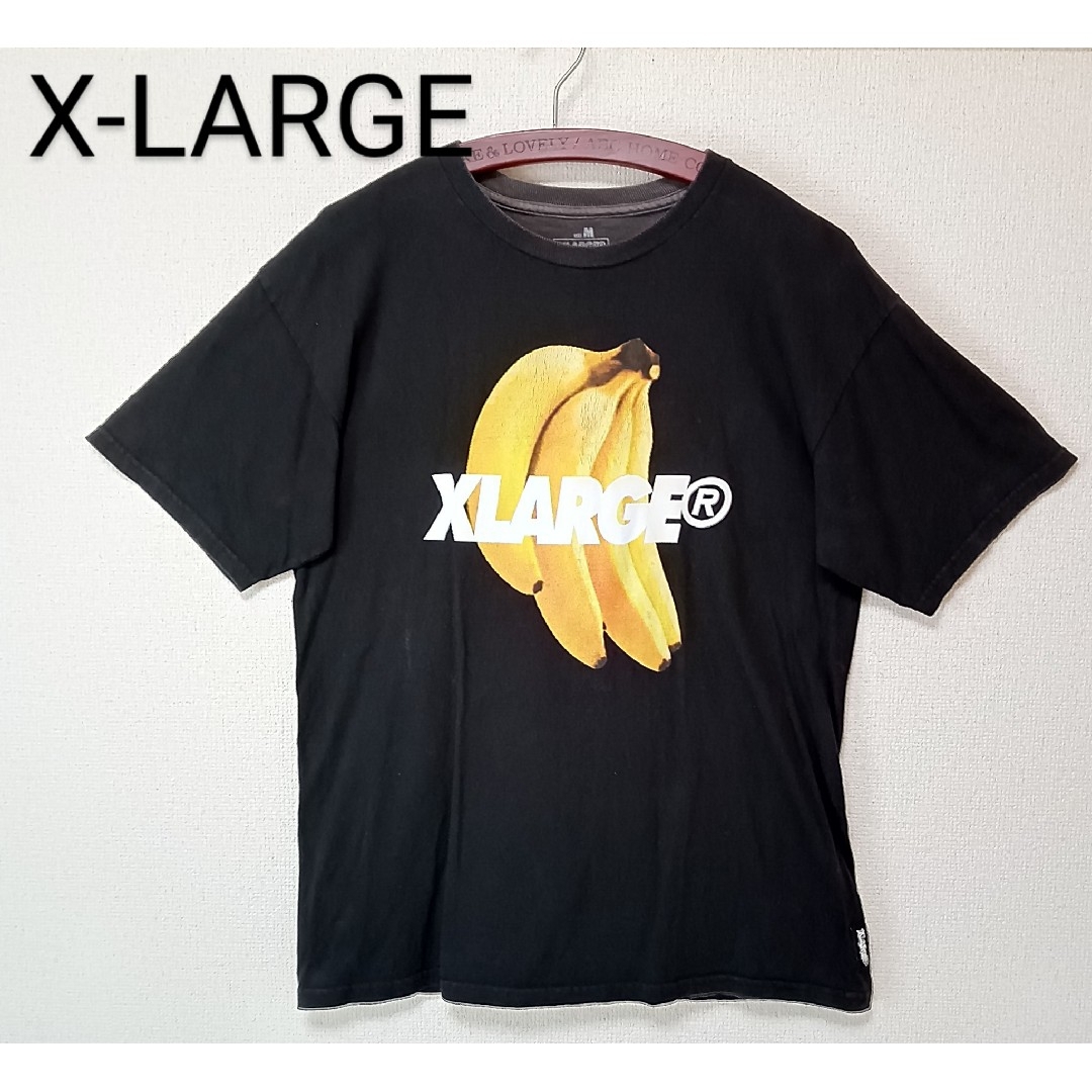 XLARGE(エクストララージ)のX-LARGEエクストララージTシャツ半袖バナナブラックサイズM メンズのトップス(Tシャツ/カットソー(半袖/袖なし))の商品写真