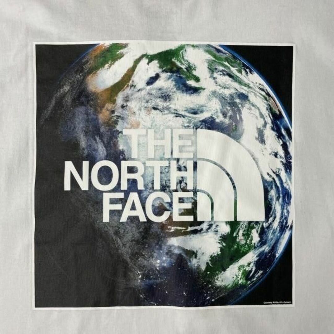 THE NORTH FACE(ザノースフェイス)のノースフェイス 半袖 Tシャツ アース グラフィック(L)白 180902 メンズのトップス(Tシャツ/カットソー(半袖/袖なし))の商品写真