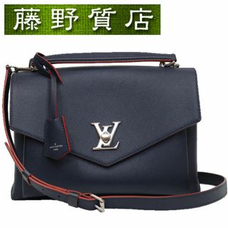 ルイヴィトン(LOUIS VUITTON)のルイヴィトン LOUIS VUITTON マイロックミー サッチェル 2way ショルダー バッグ 紺 × 赤 レザー シルバー金具 8143(その他)