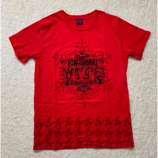 トウホウシンキ(東方神起)の東方神起/TVXQ【WITH 】ツアーＴシャツ 赤 Ｍ(K-POP/アジア)