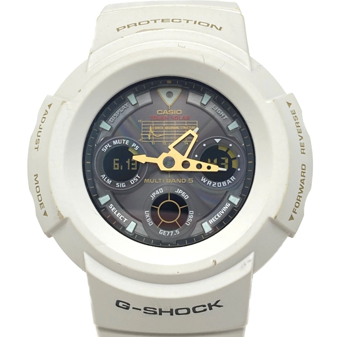 ☆☆CASIO カシオ G-SHOCK ライジングホワイト 25周年記念 AWG-525B-7AJF 電波ソーラー メンズ 腕時計 箱有