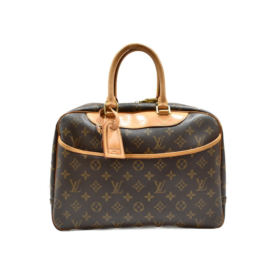 LOUIS VUITTON　ルイ・ヴィトン　ドーヴィル　M47270　ハンドバッグ　モノグラム・キャンバス　ブラウン　メンズ　レディース　ユニセックス　シンプル　ギフト　プレゼント包装可　　松山久万ノ台店