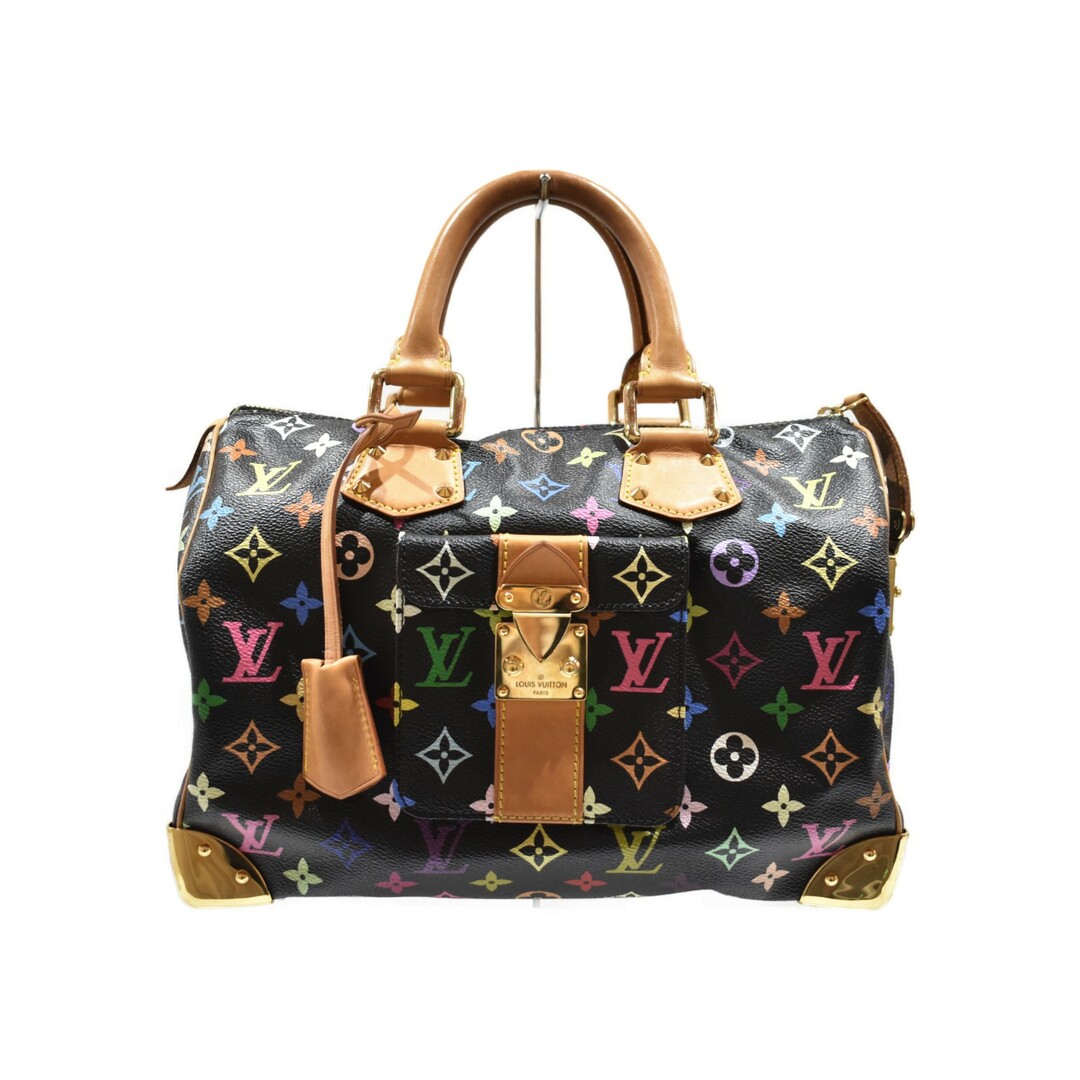 LOUIS VUITTON スピーディ30 M92642 モノグラム マルチカラー ...