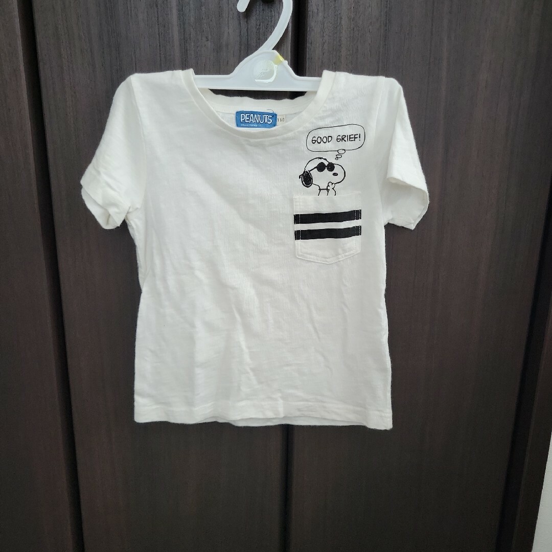 SNOOPY(スヌーピー)のSNOOPYシャツ　110 キッズ/ベビー/マタニティのキッズ服男の子用(90cm~)(Tシャツ/カットソー)の商品写真