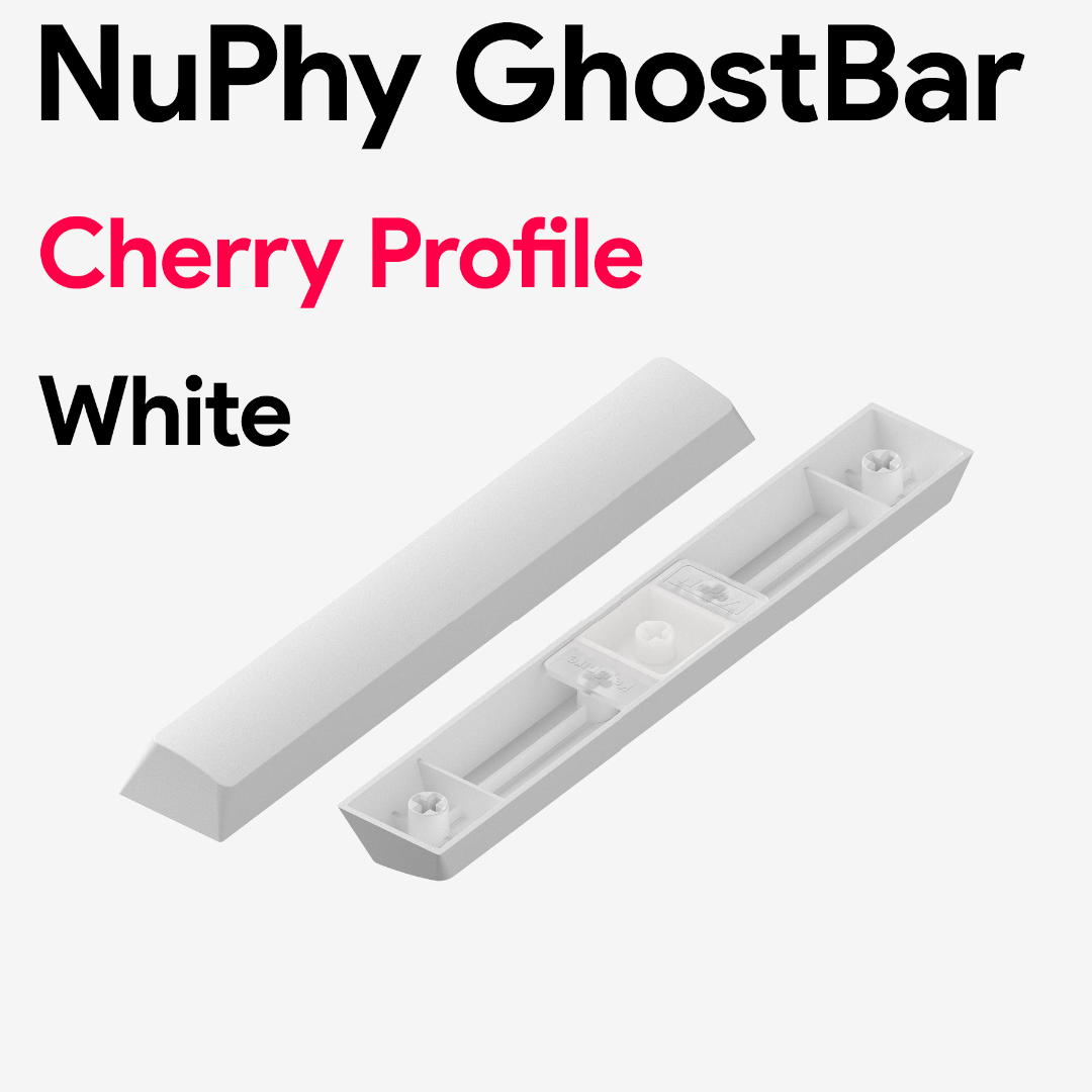 NuPhy GhostBar チェリープロファイル・ホワイト