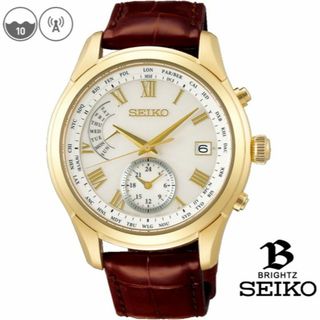 セイコー(SEIKO)のSEIKOブライツ SAGA312 ソーラー電波時計 デュアルタイム 新品(腕時計(アナログ))