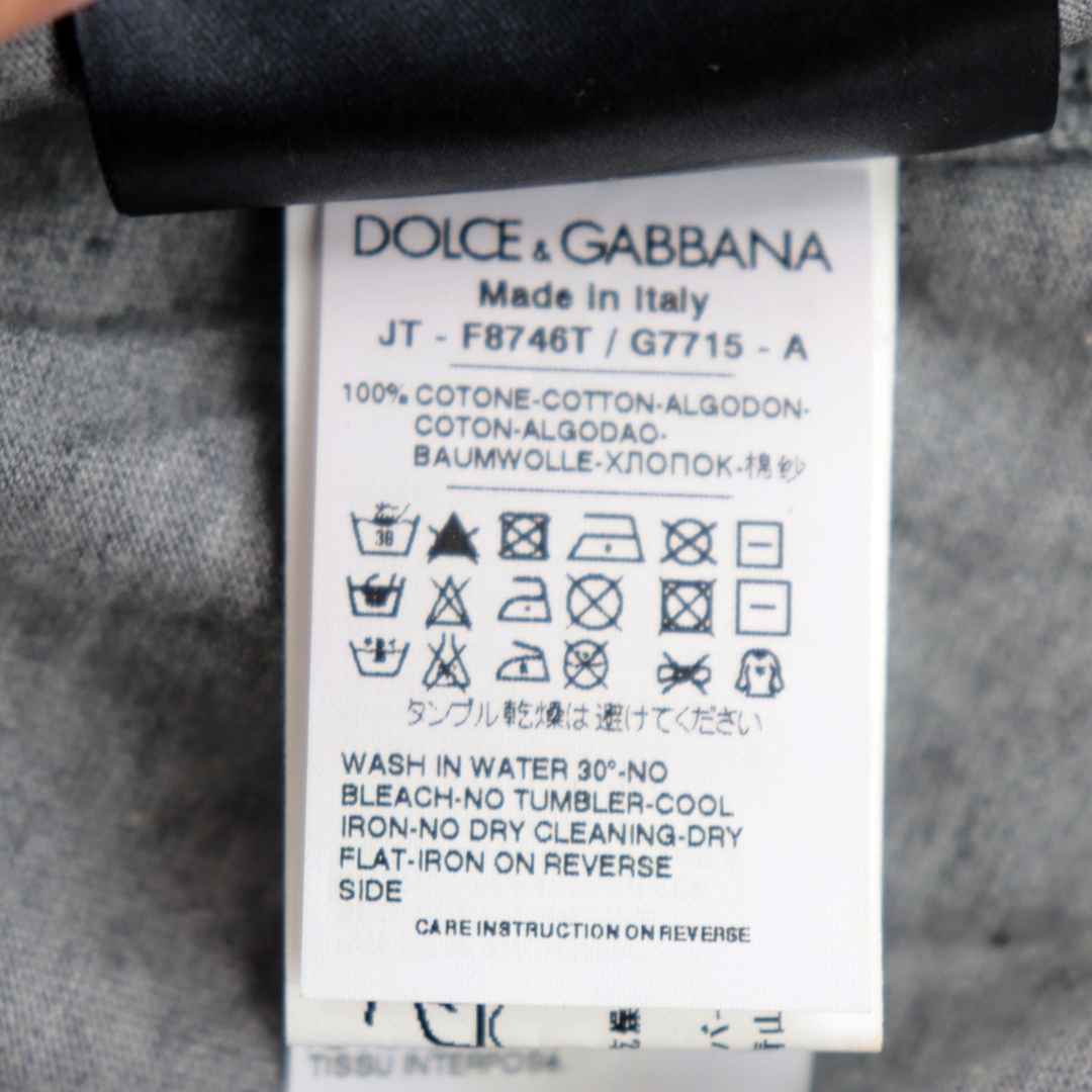 DOLCE&GABBANA(ドルチェアンドガッバーナ)の未使用 ドルチェ&ガッバーナ ロッキープリント ノースリーブ タンクトップ レディース コットン グレー 40 カットソー トップス ROCKY DOLCE&GABBANA レディースのトップス(タンクトップ)の商品写真