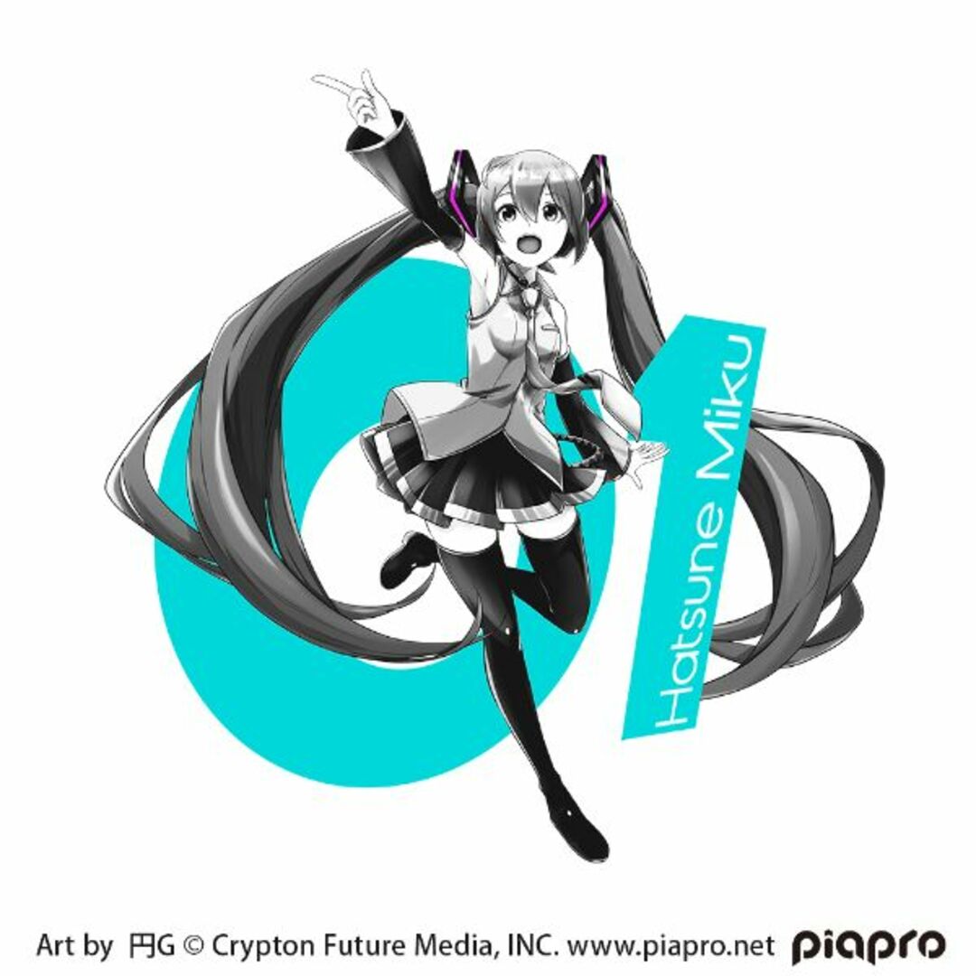 初音ミク Tシャツ 円G Ver. 半袖 Mサイズ ホワイト 1