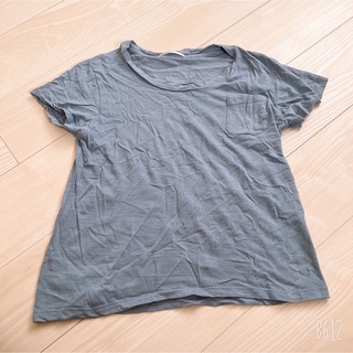レトロガール(RETRO GIRL)のTシャツ シンプル ブルー レトロガール 半袖 夏 カジュアル(Tシャツ(半袖/袖なし))