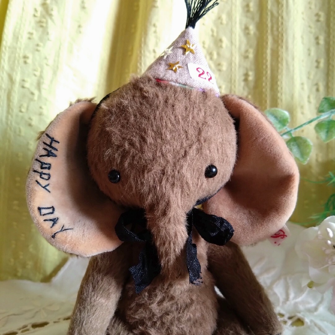 J様専用 HAPPY DAY ぞうさんの通販 by Handmade teddy bear
