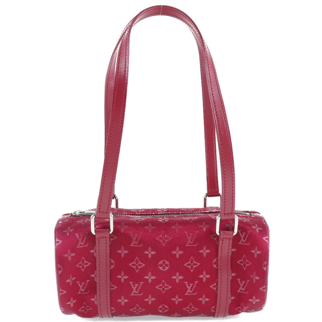 【LOUIS VUITTON】ルイ・ヴィトン リトルパピヨン M92353 モノグラムサテン 赤 TH0092 レディース ハンドバッグバッグ