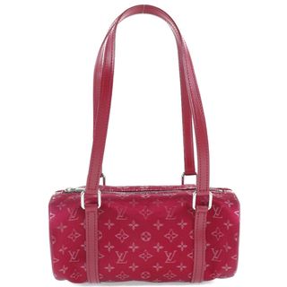 ルイヴィトン(LOUIS VUITTON)の【LOUIS VUITTON】ルイ・ヴィトン リトルパピヨン M92353 モノグラムサテン 赤 TH0092 レディース ハンドバッグ(ハンドバッグ)