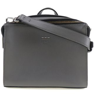 フェンディ(FENDI)の【FENDI】フェンディ ミニメッセンジャー 2WAYショルダー 7M0238O7B レザー グレー レディース ハンドバッグ(ハンドバッグ)