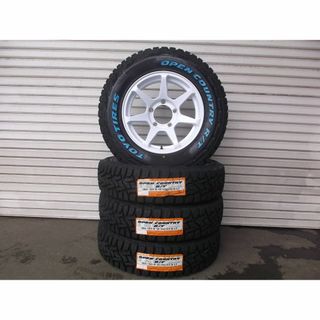 トーヨータイヤ(トーヨータイヤ)の送料込■TOYOオープンカントリーR/T185/85R16■スズキジムニー用(タイヤ・ホイールセット)