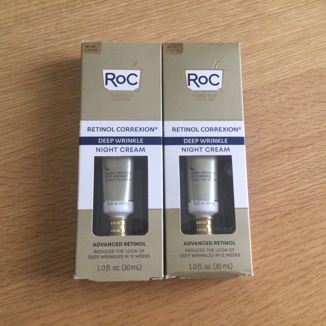  RoC ロック　レチノール コレクシオン　ナイトクリーム　2本set コスメ/美容のスキンケア/基礎化粧品(美容液)の商品写真