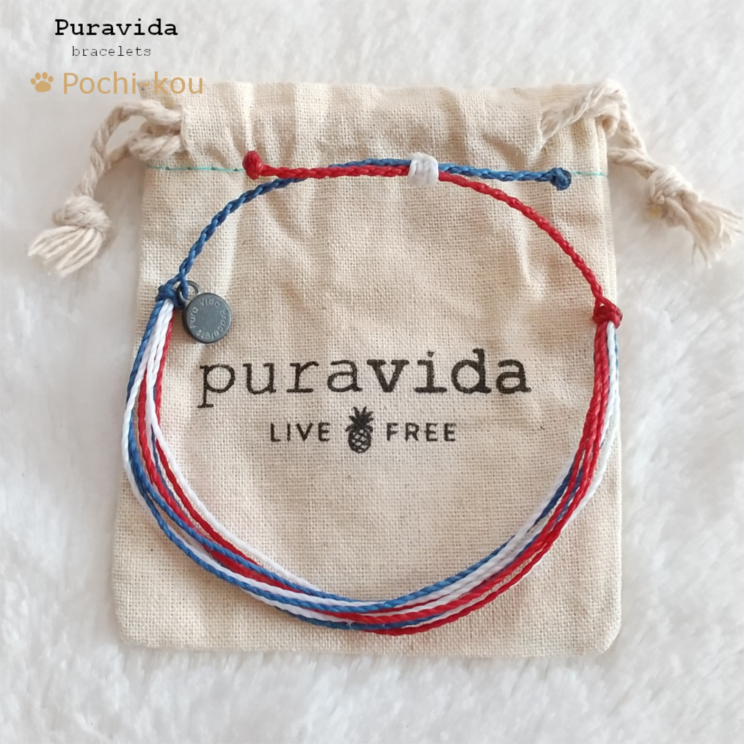 Pura Vida(プラヴィダ)のPura Vida ブレスレット RED WHITE BLUE レディースのアクセサリー(ブレスレット/バングル)の商品写真