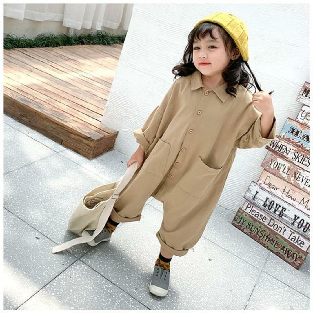 【並行輸入】カバーオール 韓国風 pmyoba001 キッズ/ベビー/マタニティのベビー服(~85cm)(ロンパース)の商品写真