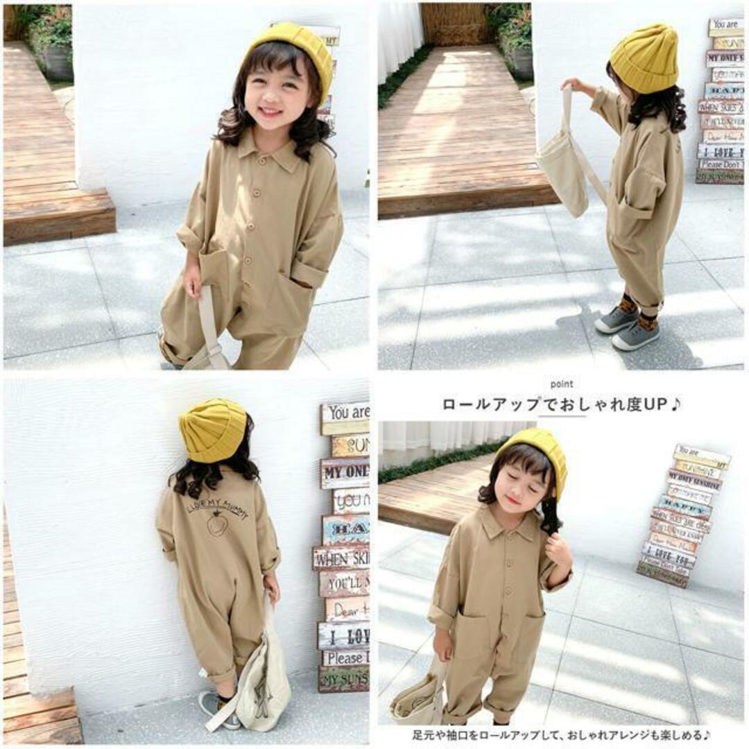 【並行輸入】カバーオール 韓国風 pmyoba001 キッズ/ベビー/マタニティのベビー服(~85cm)(ロンパース)の商品写真