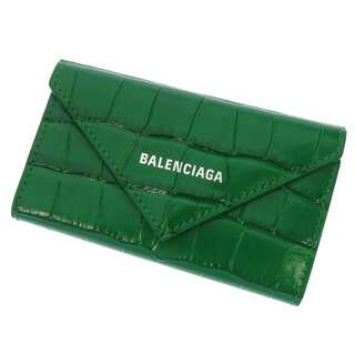 バレンシアガ(Balenciaga)のバレンシアガ 6連キーケース ペーパー PAPIER レザー クロコ型押し 650118 BALENCIAGA メンズ キーリング(キーケース)