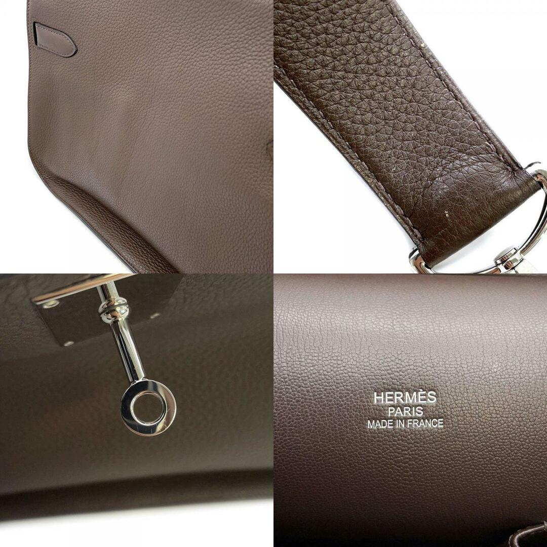 エルメス ジプシエール34 ショコラ/シルバー金具 トリヨンクレマンス