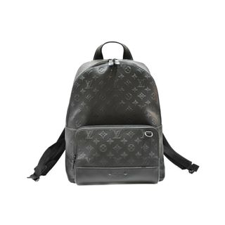 ルイヴィトン(LOUIS VUITTON)の【布袋あり】LOUIS VUITTON　レーサー・バックパック　M46109　モノグラム・シャドウ　リュック　レザー　ブラック　メンズ　ギフト　プレゼント包装可　【中古】　松山久万ノ台店(バッグパック/リュック)