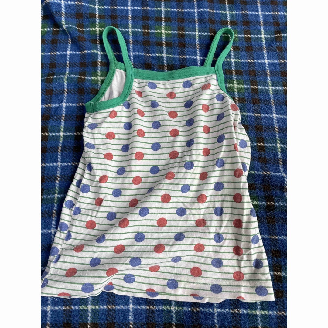 F.O.KIDS(エフオーキッズ)のFO KIDS キャミソール ドット 110cm キッズ/ベビー/マタニティのキッズ服女の子用(90cm~)(Tシャツ/カットソー)の商品写真