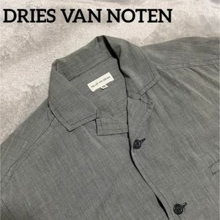 DRIES VAN NOTEN 19AW 長袖タイダイシャツ ロングカラー