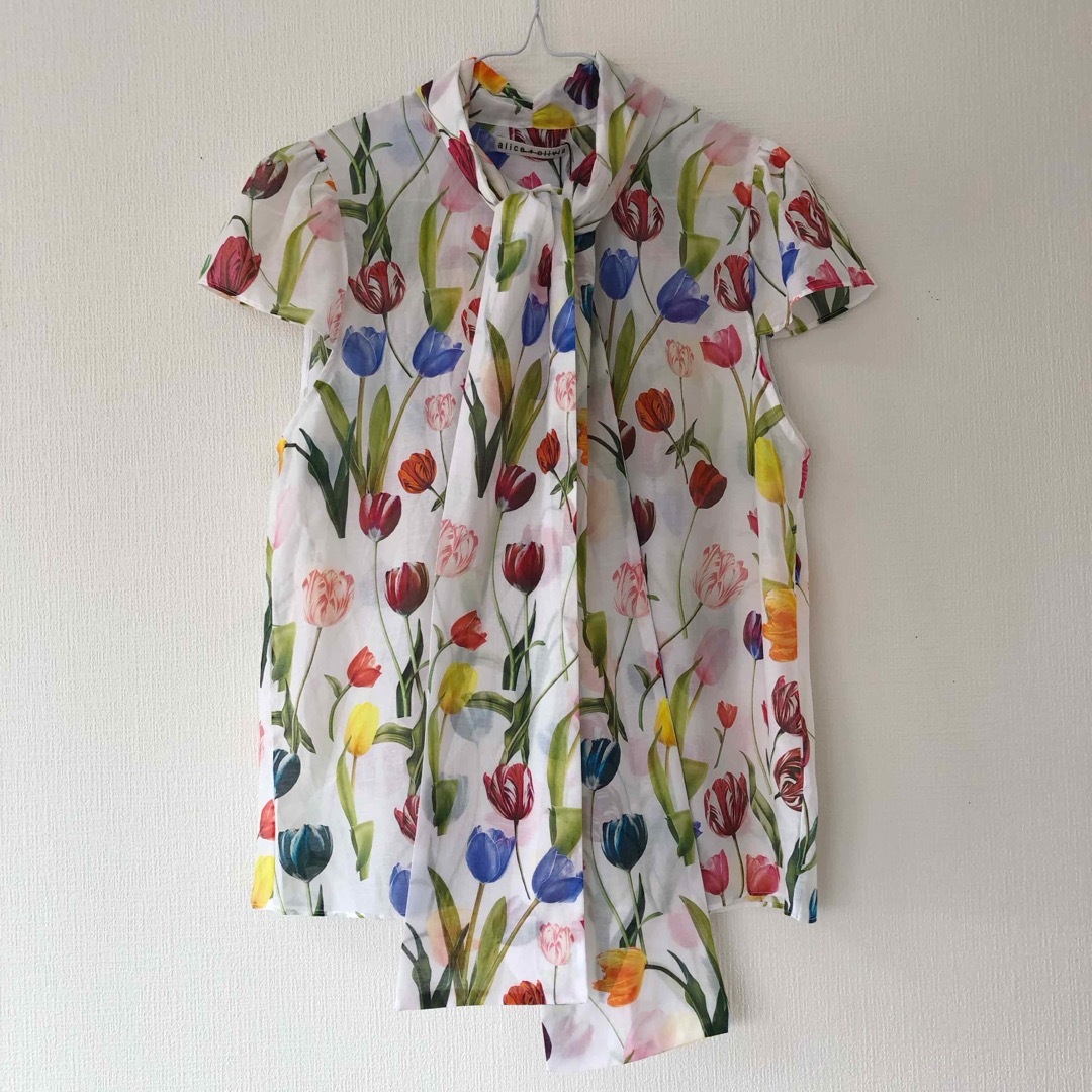 Alice+Olivia - Alice Olivia Jeannie Tulip Print shirt Sの通販 by