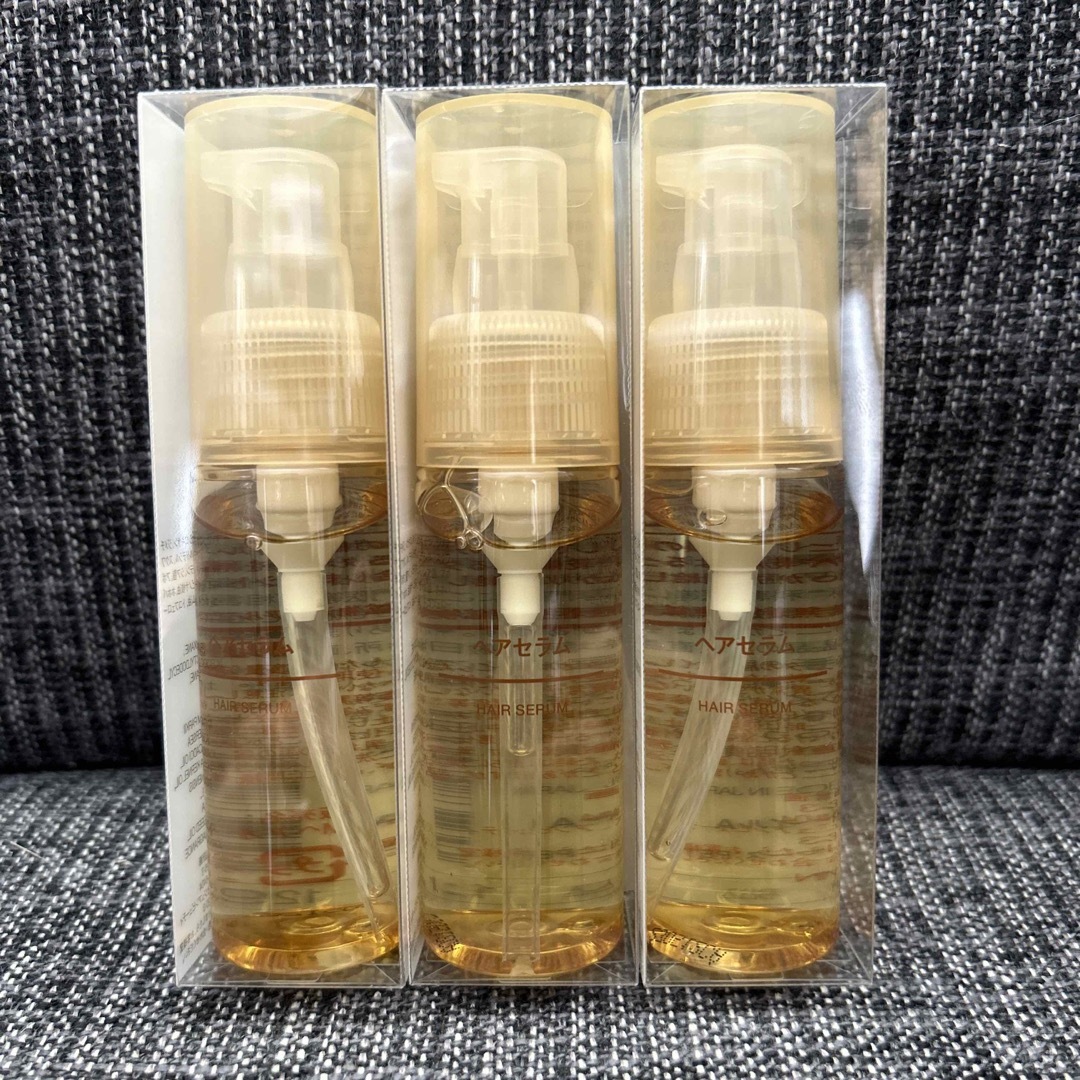 新品未開封 無印良品 MUJI ヘアセラム 45ml さらさらツヤツヤ 柑橘系✨