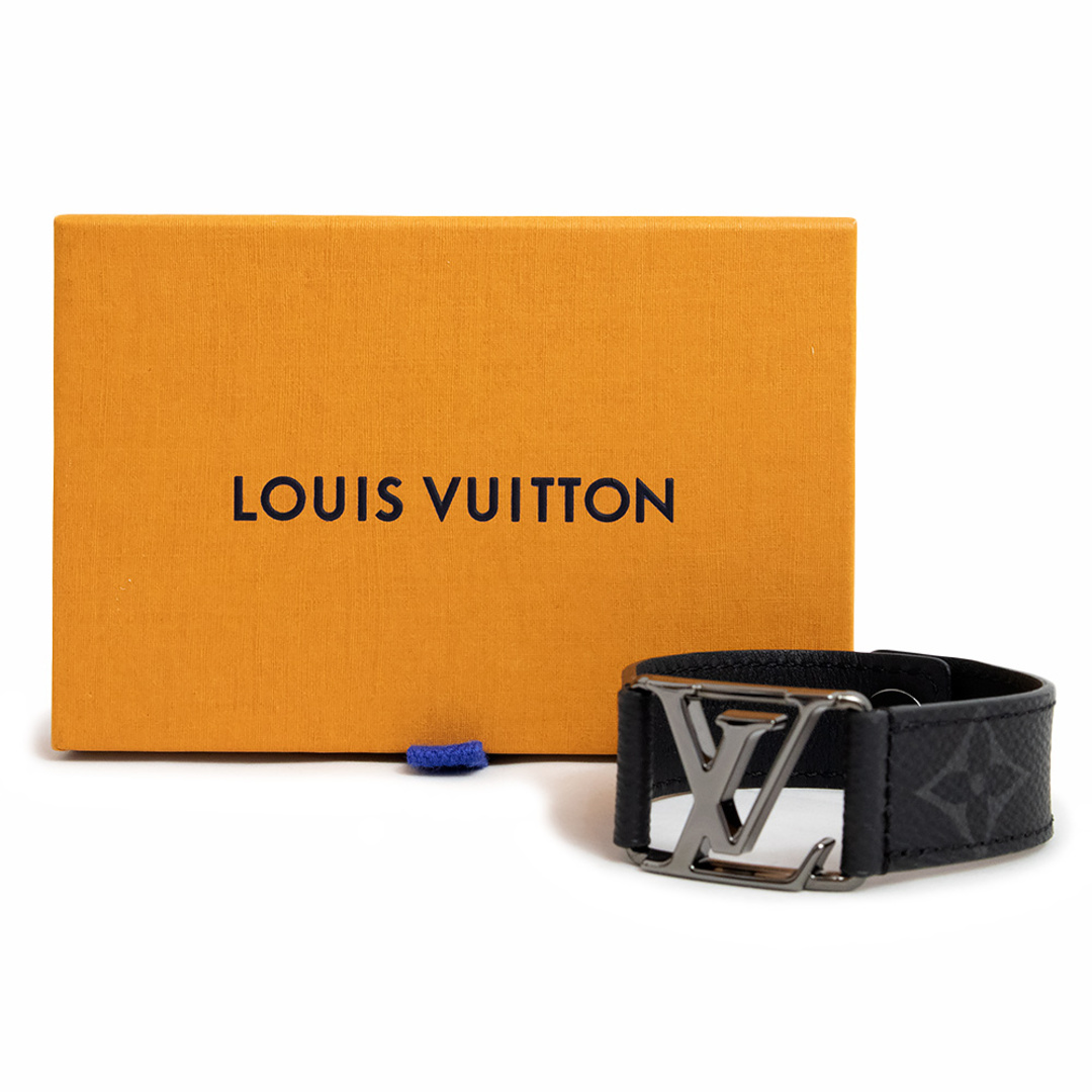 LOUIS VUITTON Bracelet Hockenheim LV Buckle M6295 Monogram Eclipse