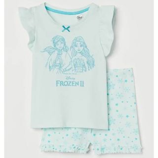 エイチアンドエム(H&M)の【新品】H&M アナ雪 ディズニー プリントパジャマ 135cm / 140cm(パジャマ)