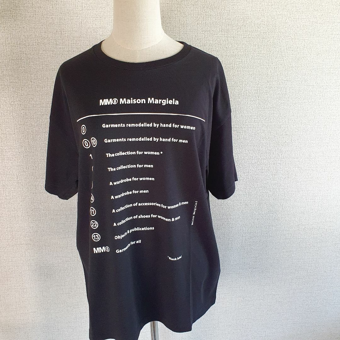 【新品・未使用】MM6 MAISON MARGIELA Tシャツ14Yブラックキッズ服女の子用(90cm~)