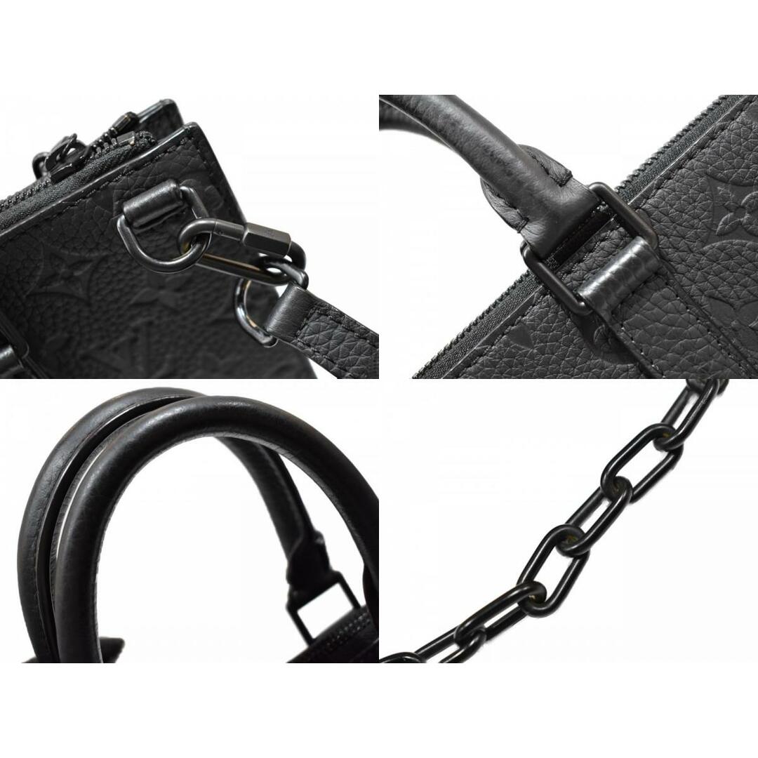 【人気★品】 LOUISVUITTON サックプラ・メッセンジャー M55924 ノワール モノグラム・トリヨンレザー メンズ　レディース　ユニセックス　ショルダーバッグ　シンプル　レザー　人気　おしゃれ 松山久万ノ台店