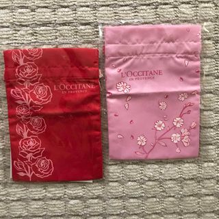 ロクシタン(L'OCCITANE)のロクシタン巾着　2枚(ポーチ)