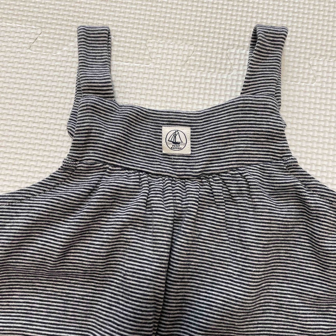 PETIT BATEAU(プチバトー)のプチバトー　12m 74cm キッズ/ベビー/マタニティのベビー服(~85cm)(ロンパース)の商品写真