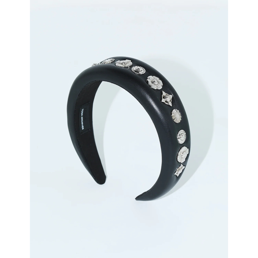 TOGA ARCHIVES LEATHER HEADBAND 1 カチューシャレディース