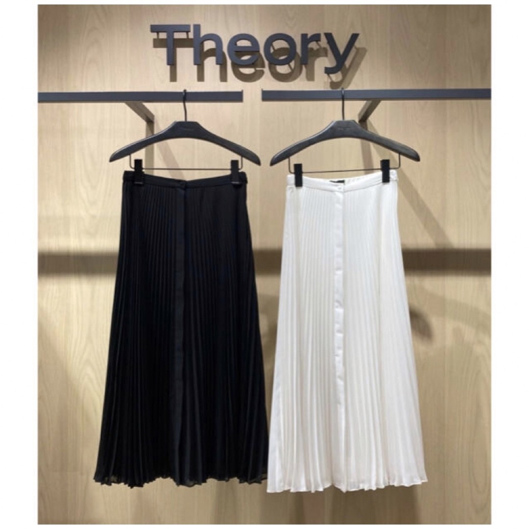 Theory 20aw ロングプリーツスカート34cmスカート丈