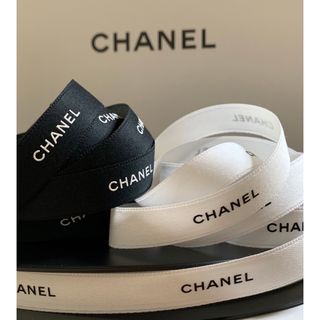 シャネル(CHANEL)の1.5cm幅 CHANEL ラッピング リボン 2m(ラッピング/包装)