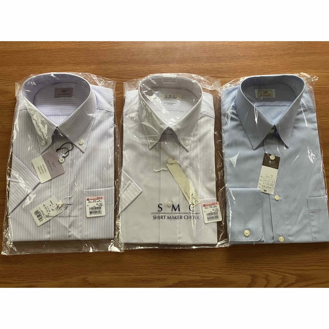 即買可☆38サイズ☆ワイシャツ　3枚セット　SMC D1 Dresswell Ｍ