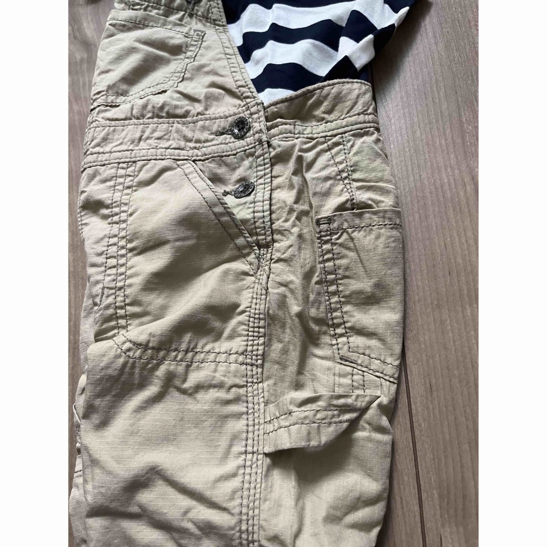 babyGAP(ベビーギャップ)のキッズ　オーバーオール　セット キッズ/ベビー/マタニティのキッズ服男の子用(90cm~)(パンツ/スパッツ)の商品写真